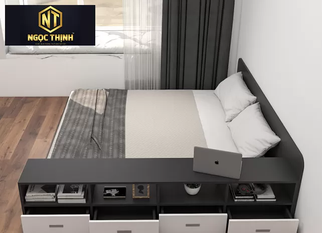 Giường ngủ palet hiện đại